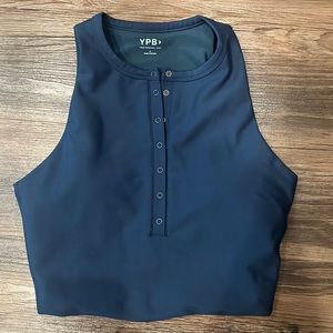 Abercrombie YPB Plunge Henley Slim Tank